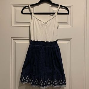Girls Navy Blue Hollister Day Dress